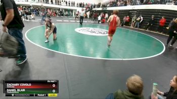 132 lbs Champ. Round 2 - Zachary Covolo, Rawlins vs Daniel Blair, Thermopolis