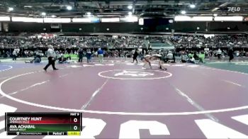 132 lbs Champ. Round 1 - Ava Achabal, Bishop Kelly vs Courtney Hunt, American Falls