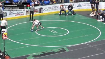 96 lbs Round Of 32 - Parker Grosse, Reynolds vs Jonathan Toriello, Bishop McCort