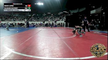 75 lbs Semifinal - Moxx Lopez, Proving Grounds Wrestling vs BlaizLee Hackney, Derby Wrestling Club