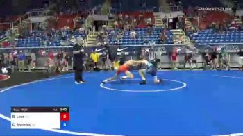 132 lbs Consi Of 32 #1 - Banks Love, Utah vs Charles Spinning, Oregon