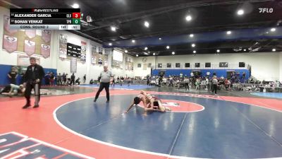 126 Boys Cons. Round 3 - Alexander Garcia, Calexico vs Sohan Venkat, Torrey Pines