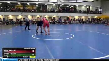 285 lbs Champ. Round 2 - Owen Miller, Albion vs Alex Naylor, Wabash