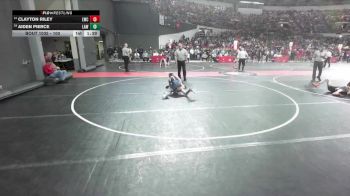 100 lbs Champ. Round 1 - Aiden Pierce, LAW vs Clayton Riley, Lancaster Wrestling Club