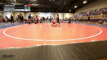 85 lbs Rr Rnd 3 - Legend Bruce, ARDMORE TAKEDOWN CLUB vs Rheyden Self, Lone Grove Takedown Club