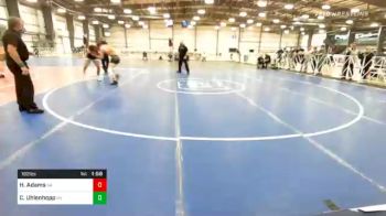 182 lbs 5th Place - Hunter Adams, GA vs Caleb Uhlenhopp, NV