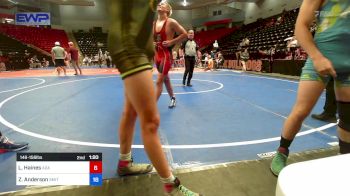 146-156 lbs Rr Rnd 2 - Zack Griffith, Smith Wrestling Academy vs Alex Lopez, Van Buren High School