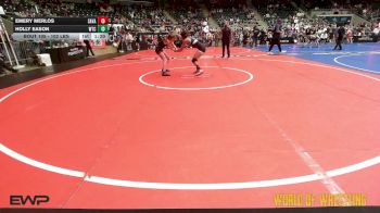 102 lbs 2nd Place - Emery Merlos, Savage House Wrestling Club vs Holly Eason, WTC