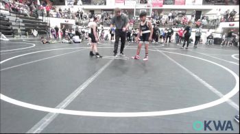 85 lbs Quarterfinal - Kam Lewis, Team Nomad vs Rheyden Self, Lone Grove Takedown Club