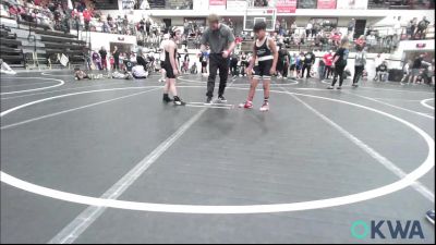 85 lbs Quarterfinal - Kam Lewis, Team Nomad vs Rheyden Self, Lone Grove Takedown Club
