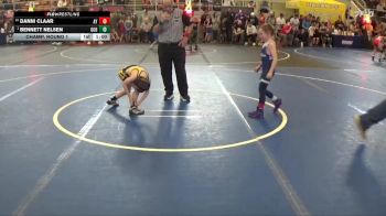 47 lbs Champ. Round 1 - Bennett Nelsen, GGBA vs Danni Claar, Adena Youth