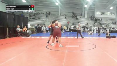 285 lbs Round Of 16 - Luis Jimenez, FL vs Troy Ceja, CA