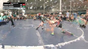 115 lbs Rr Rnd 1 - Landen Collins, Boyertown - HSBAFC vs Michael Benner, Central Dauphin - HSBAFC
