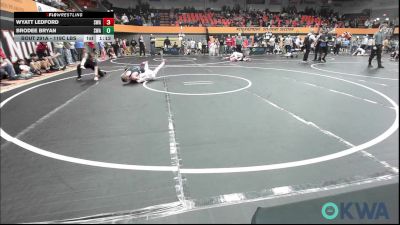 119C lbs Rr Rnd 1 - Wyatt Ledford, Shelton Wrestling Academy vs Brodee Bryan, Shelton Wrestling Academy