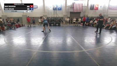 215 lbs Max Dickson, Oregon vs Wes Wolke, Indiana Blue