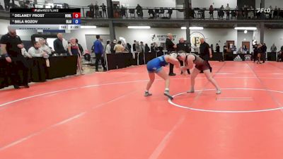126 lbs Quarterfinal - Delaney Frost, Noble vs Sela Rozov, Blair