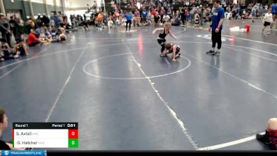 75-93 lbs Round 1 - Grayson Hatcher, GI Grapplers vs Steele Axtell, FoxFit Wrestling