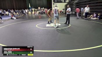 150 lbs Placement - Sebastian Barajas, Shades Valley vs Eric Peek, Gardendale Hs