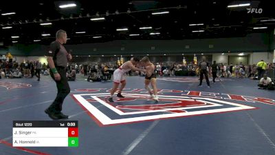 215 lbs Consi Of 4 - Jason Singer, PA vs Ashton Honnold, IA