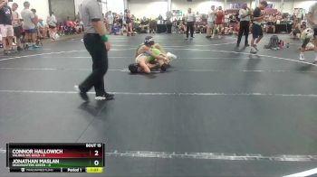 120 lbs Round 4 (8 Team) - Jonathan Maslan, Headhunters Green vs Connor Hallowich, Validus WC Gold