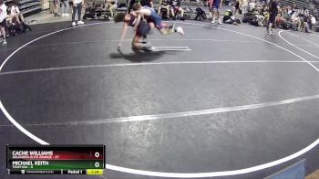102 lbs Round 5 (6 Team) - Cache Williams, Oklahoma Elite Orange vs Michael Keith, Team USA