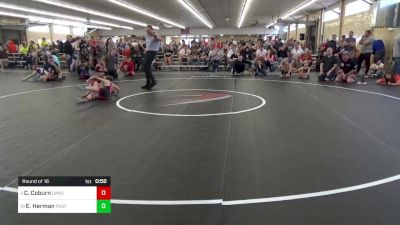 66 lbs Round Of 16 - Carter Coburn, Dansville vs Eli Herman, Penfield