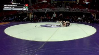 157 lbs Round 2 (4 Team) - Gannon McCoy, Smith Center HS vs Harrison Winfield, Doniphan-Trumbull