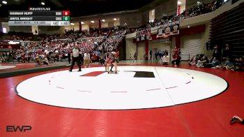 170 lbs Quarterfinal - Hannah Huff, Duncan Lady Demons vs Ariya Wright, Choctaw HS Girls