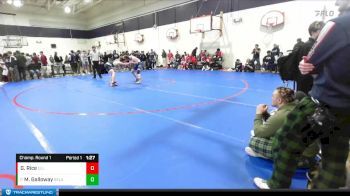 157 lbs Champ. Round 1 - Mathew Galloway, Selah vs Gryffin Rice, Ellensburg