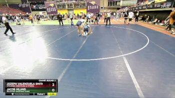 157 lbs Champ. Round 2 - Jacob Hiland, Bellevue Shooting Stars vs Jozeph Valenzuela Smith, Cyclones Wrestling & Fitness