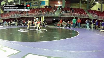 105 lbs Round 4 (6 Team) - Sailor Matejovsky, Eaglecrest vs Audrey Turner, Smith Center HS