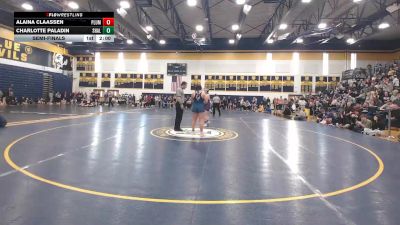 190 lbs Semifinal - Alaina Claassen, Plum vs Charlotte Paladin, Shaler Area