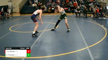 110 lbs Cons. Round 3 - Chase Altman, Kenston Silver vs Sam Frangos, Oakwood Gold