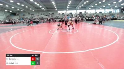 132 lbs Rr Rnd 1 - Elias Gonzalez, Illinois Menace vs Mason Indick, Star Wrestling