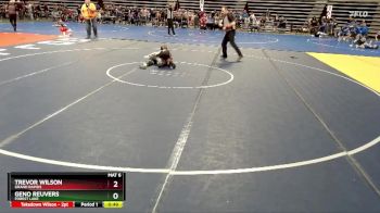 85 lbs Cons. Round 3 - Geno Reuvers, Forest Lake vs Trevor Wilson, Grand Rapids