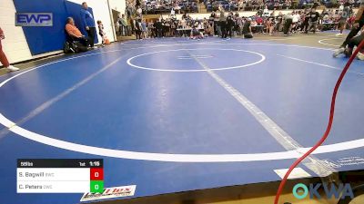 58 lbs Rr Rnd 3 - Sawyer Bagwill, Berryhill Wrestling Club vs Chance Peters, Claremore Wrestling Club