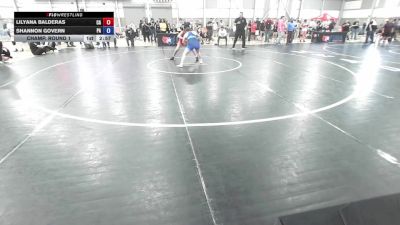 U20 Women - 59 lbs Champ. Round 1 - Lilyana Balderas, CA vs Shannon Govern, PA