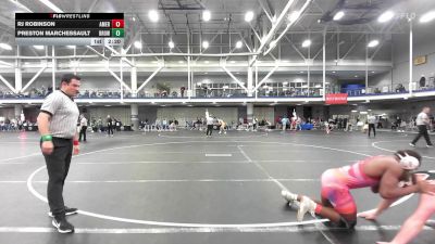 184 lbs Consi Of 8 #1 - Rj Robinson, American University - UnAttached vs Preston Marchessault, Brown