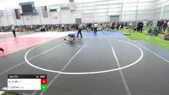 116 lbs Consi Of 4 - Nalaiah Kraft, Steelclaw WC vs Izzy LeVine, Stampede WC