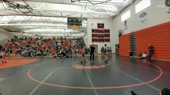 112-114 lbs Round 3 - Deegan Johnson, Lander Middle School vs Kendall Matthews, Powell Middle School