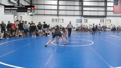 150 lbs Allday - DRAKE SHULTZ, MAT RATS WRESTLING CLUB vs Dennis Barker, HANOVER HAWKEYE