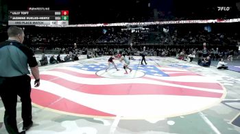 3rd Place Match - Jasmine Rueles-Hertz, Bon Homme/Scotland/Avon vs Lilly Toft, Brookings