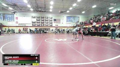 175 lbs Cons. Round 4 - Michael Scott, ODESSA vs Carter Welsh, LAFAYETTE-Wildwood