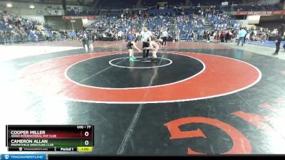 77 lbs Cons. Round 6 - Cooper Miller, Askeo International Mat Club vs Cameron Allan, Prometheus Wrestling Club