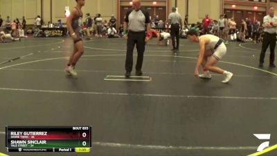 145 lbs Cons. Round 2 - Shawn Sinclair, Yale Street vs Riley Gutierrez, Shore Thing