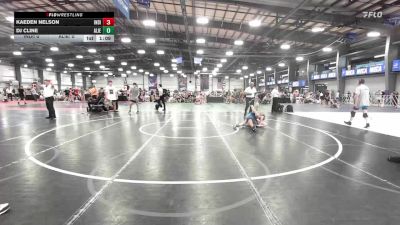 113 lbs Rr Rnd 1 - Kaeden Nelson, Indiana Outlaws Orange vs DJ Cline, Alien Slime