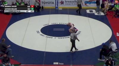 103 lbs Consi Of 32 #2 - Mannix Oster, Beaver vs Jaydon Keller, Ridgway