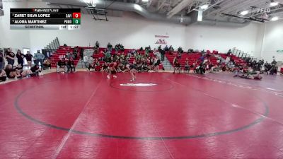 130 lbs Semifinal - Alora Martinez, Pomona vs Zaret Silva Lopez, Castle View