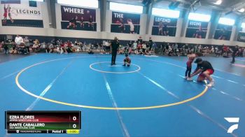 72 lbs Quarterfinal - Ezra Flores, Amped Wrestling Club vs Dante Caballero, Vici Wrestling Club