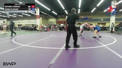 165 lbs Quarterfinal - Maxwell Herman, WAR Training Center vs Ruben Olivarez, Texas